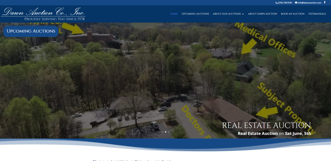 The Dawn Auction Company •  & App Solutions