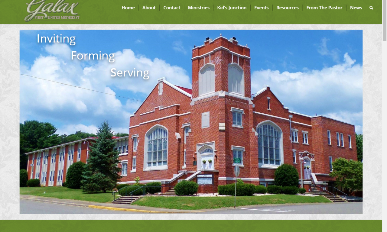 Galax first united methodist church