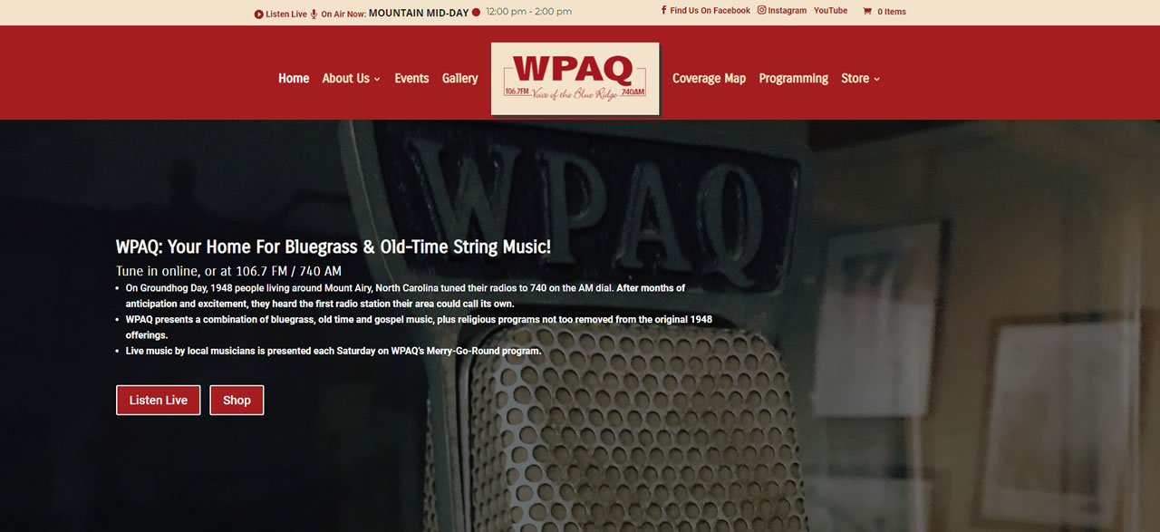 WPAQ 740 In Mount Airy, NC