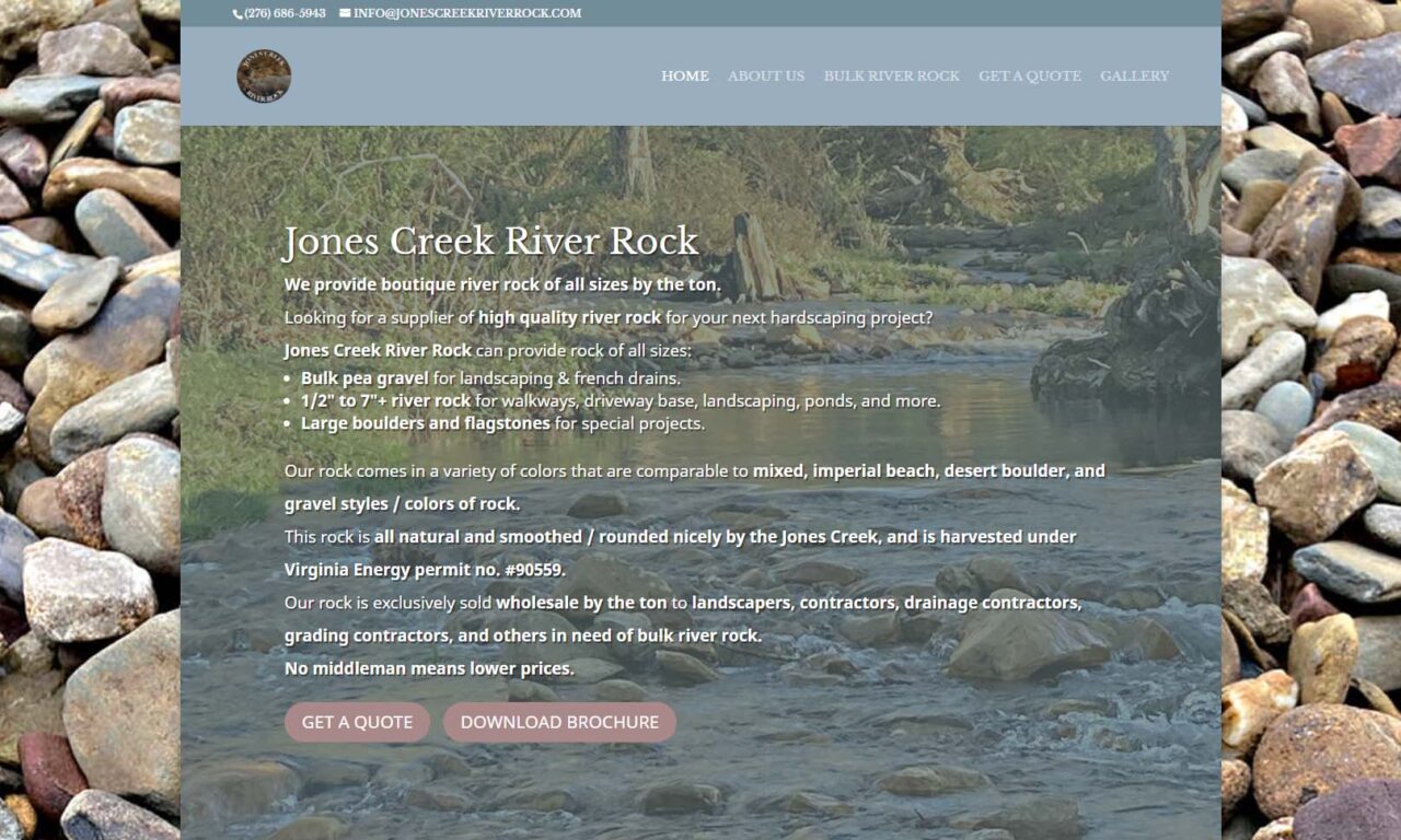 Jones Creek River Rock