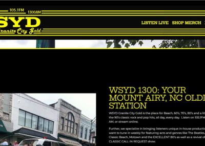 WSYD 1300: Mount Airy Oldies Radio